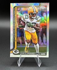 ?Topps 2024 Chrome Savion Williams RC Rookie Card #340 Green Bay Packers NFL. rookie card picture