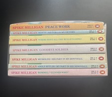 The Spike Milligan Collection 7 Soldier Hitler Monty Mussolini PB Books Box Set