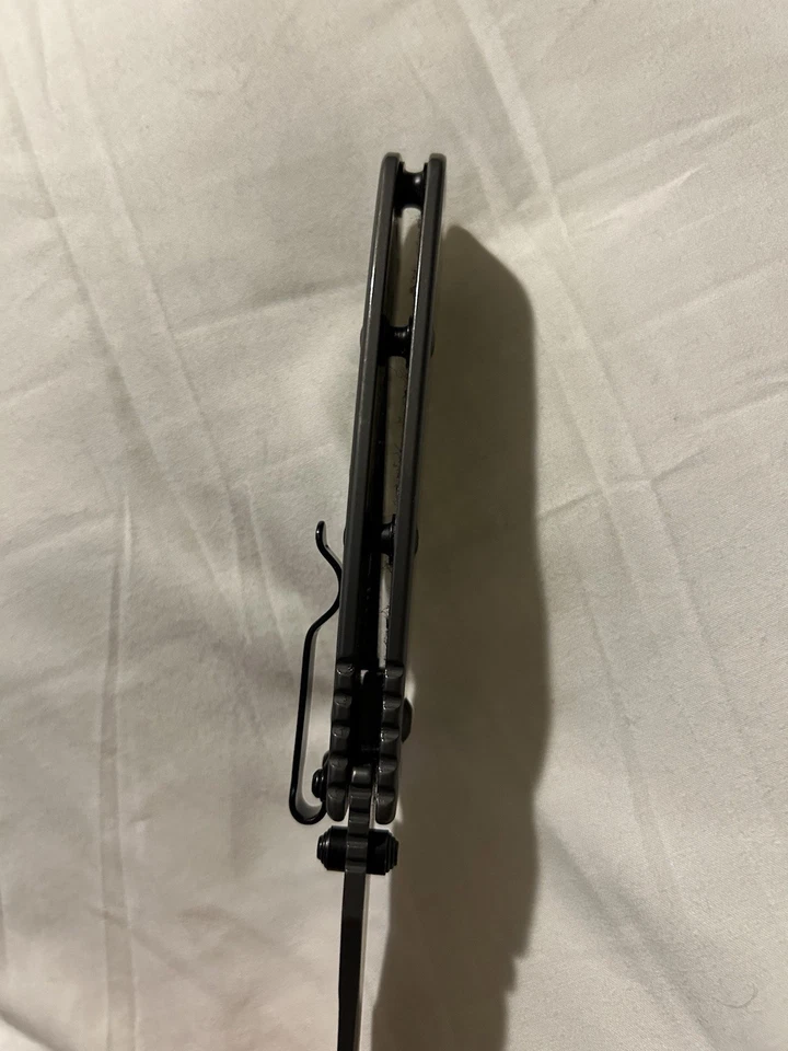 Kershaw Cryo II Titanium Folding Knife 3.75 Inch Drop Point Blade Great Cond! - Image 4 of 4