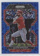 2022 Panini Prizm Tier II Blue Donut Circle Prizm 131/199 Jesse Winker #128 4s2