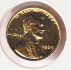Rare Old Antique 1939 US Lincoln 24k Gold Plated Cent Penny Collection Coin USA — photo 1