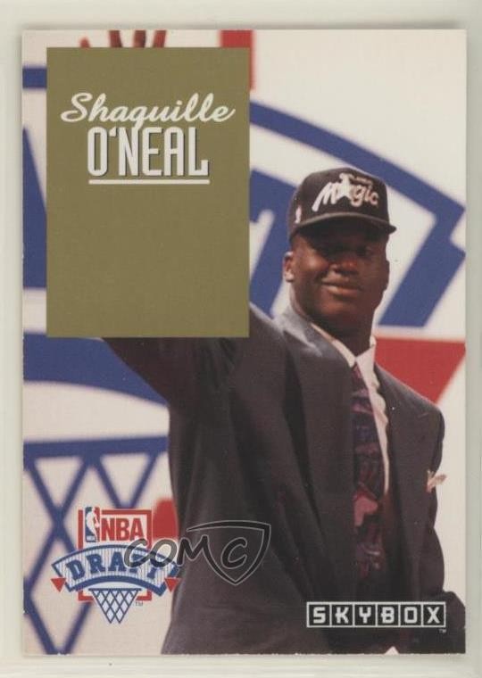 1992-93 Skybox Draft Picks Shaquille O'Neal #DP1 Rookie RC HOF 00ap
