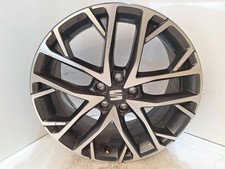 2024 SEAT IBIZA SEAT IBIZA 17" ALLOY 7 X 17 ET 51 WHEEL HAS SOME MINOR KERB MARK