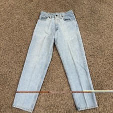 Vintage Levi  s 550 Orange Tab Denim Jeans Mens 31x30 Light Wash Tapered Fit