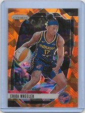 2024 Panini Prizm Orange Ice Prizm Erica Wheeler WNBA #61 Indiana Fever