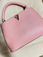 Major Louis Vuitton Capucines BB Pink Shoulder Bag