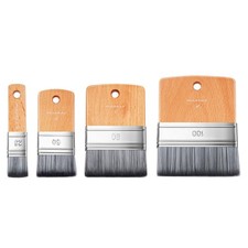 4pcs Flat Paddle Paint Brush Set, Fuumuui Scale Brushes, Large Paint Brush, W...