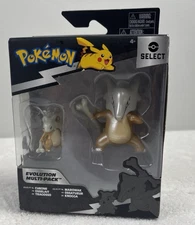 Pokémon Select Cubone & Marowak Evolution Multi-Pack Toy Action Figure Brand New