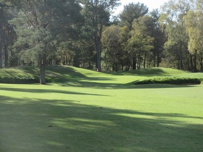 Foto A3 Newmachar Golfschläger (Hawkshill), 5. Loch, Ca Canny Overton\/NJ c2020