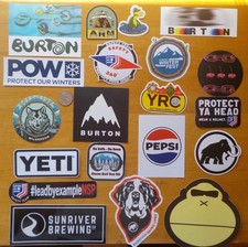 20 Diff Snowboard Ski Rennen Produkt Aufkleber - Burton Armada Resort