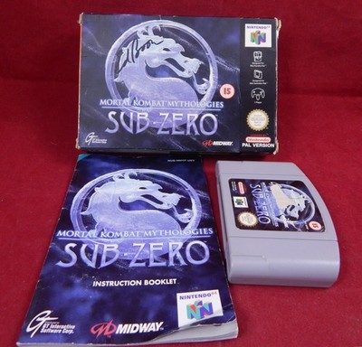 Nintendo 64  Mortal Kombat Mythologies: Sub-Zero   - Ed Boon Signed? Signiert?