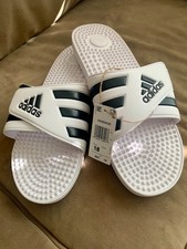 Adidas Adissage Slides Sandal; White; US Mens Size 18