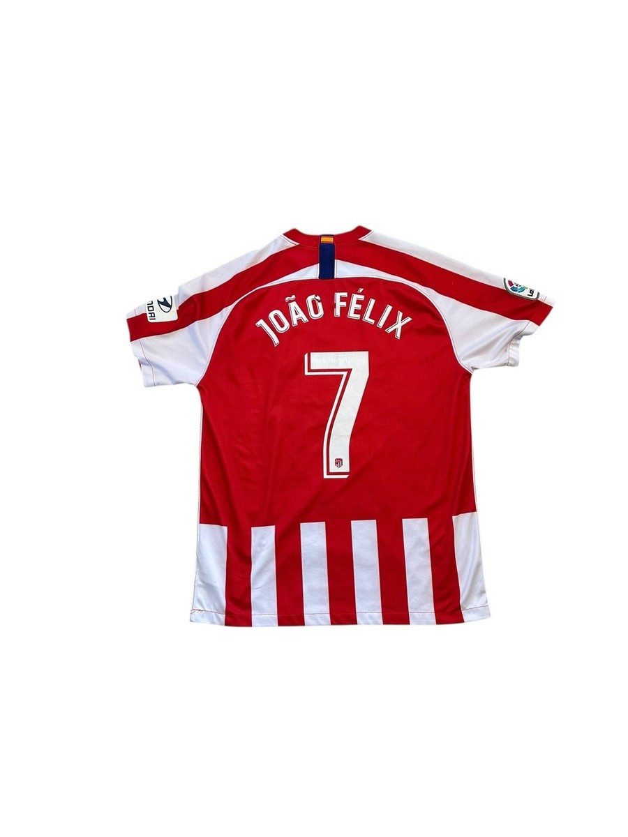 Nike Atletico Madrid Joao Felix #7 Soccer Jersey Home Red White