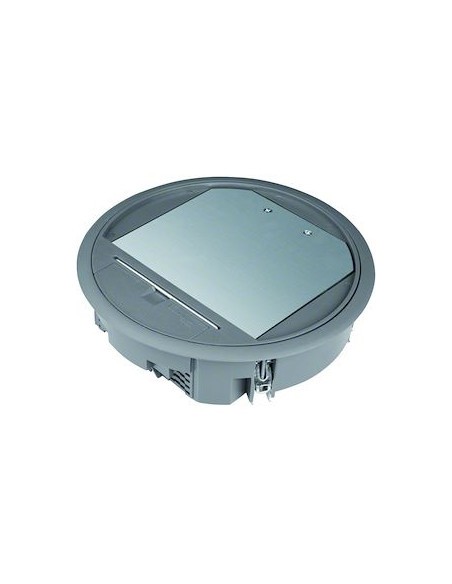 Boîte de sol ronde diam 234mm HAGER avec couvercle robuste 12 mod