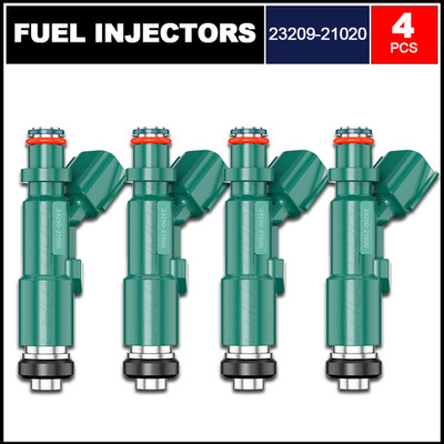 4pcs Fuel Injectors 23250-21020 For 01-09 Toyota Prius Echo Scion