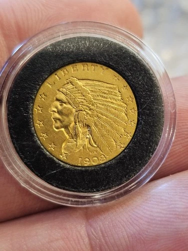 1908 $2.50 Indian Head Quarter Eagle First Year