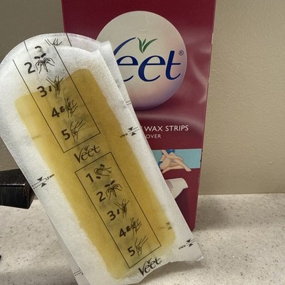 Ready To Use Wax Strip Kit - For Body Hair Removal - 19 strips/6 wipes