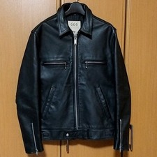 666 Lewis Viscous Rider Jacket UK Leather Black Size 36 Excellent Condition