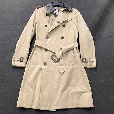 ジャケット・アウター BURBERRY LONDON Trench Coat With Liner Burberry London Belted Trench Coat with Liner Women's Size US 2