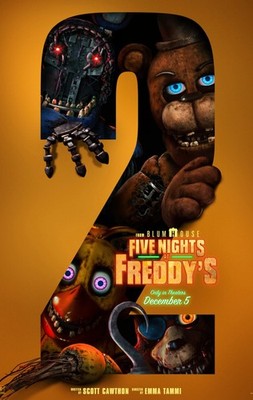 2025 Five Nights At Freddy's 2 Movie Poster 11X17 Freddy Fazbear's Pizzeria  
