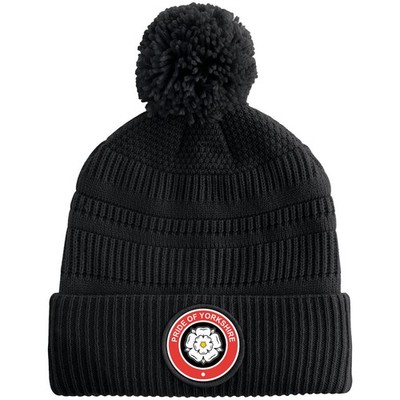 Sheff United Crest Unoffcial HUT Printed Logo Bronx Bobble Turn Up Fleece Lined