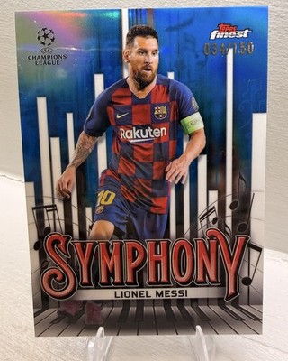 LIONEL MESSI - 2024-25 Topps Finest - Symphony BLUE REFRACTOR #34/150!