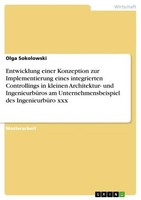 Entwicklung Einer Konzeption Zur Implementierung Eines Integrierten Controllings