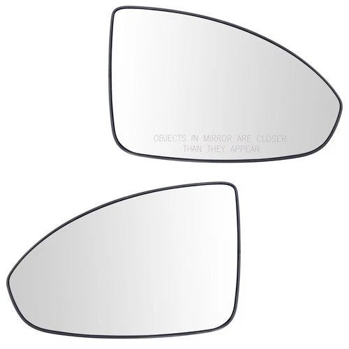 Door Mirror Glass Set-Heated 2 Piece Mirror Glass Set TRQ MGA04294