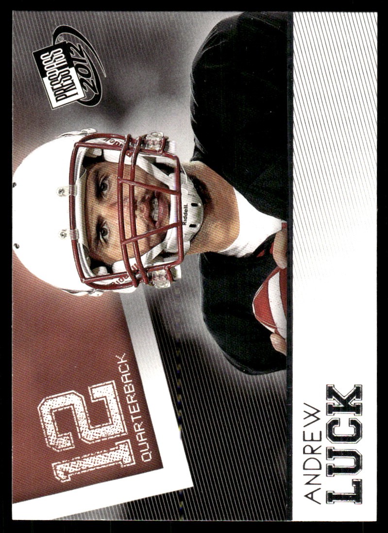 Andrew Luck Press Pass #30 Base
