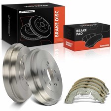 A-Premium 10.67 inch 271mm Rear Brake Drums  Ceramic Shoes Set Compatible ...