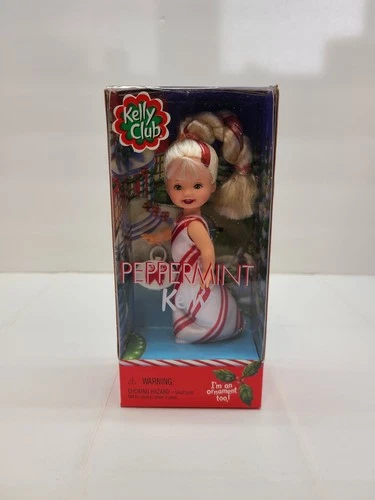 Kelly Club Doll Ornament Peppermint Kelly All Vinyl Mattel 4 1/2" Vintage 2001