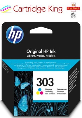 HP 303 Original Tintenpatrone Standardkapazität Farbe für HP ENVY Photo 7830 Al