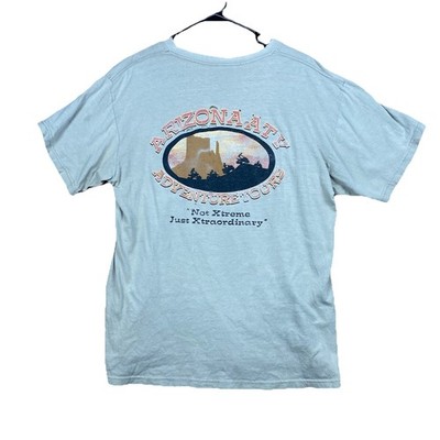 Vintage 90s Arizona ATV Adventure Tours Distressed Graphic T-Shirt Sz L