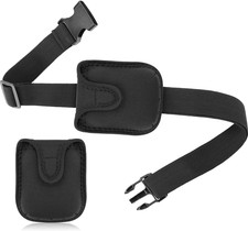 Mic Belt for Fitness Instructor with 2 Mic Pouch Detachable Neoprene Microphone