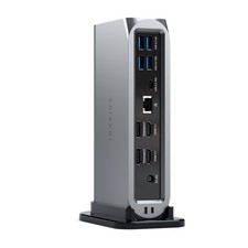 Thunderbolt 4 USB C Docking Station 16 in 1 100W 2.5Gbps Satechi USB-A Charging