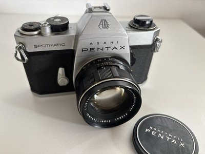Asahi Pentax Spotmatic SP II Film Camera With Takumar Lens