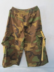 CAMO CARGO CAPRI DANCE PANTS camouflage cotton CHILD XL 12-14 Curtain Call