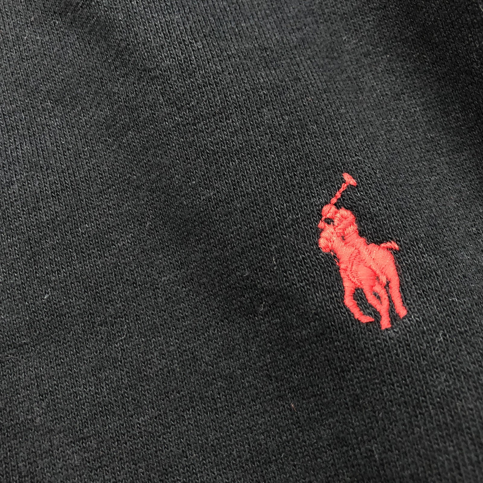 Polo Ralph Lauren Felpa con Cappuccio Uomo 2XL Nera Full Zip Rosso Pony Felpa Giacca