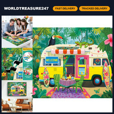 300 Large Piece Nature Puzzle for Adults  Kids - Camping  Vacation Fun