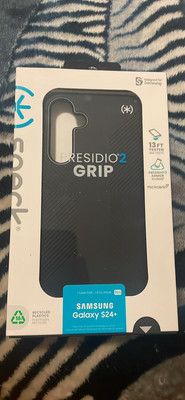 Speck Presidio2 Grip Series Case for Samsung Galaxy S24+ (Plus) - Black