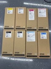 Genuine Set 8 Epson Ink T5961-T5966-T5967-T5968 Stylus Pro 7900 9900 7890 9890