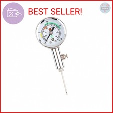 Chazcool Ball Pressure Gauge, Basketball Air Guage, Stainless Steel Accurate Air