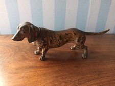 Bronze de vienne ancien chien pas réédition teckel