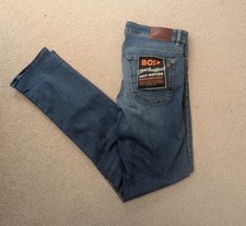 Image of Boss Hugo Boss Men's Soft Motion Delaware Slim Fit Jeans, Blue Size W33 L36 NWT