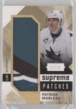 2016-17 SP Game Used Supreme Patch 11/15 Patrick Marleau #PA-MA Patch 2d8