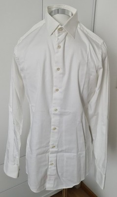 Roy Robsen Slim Fit Langarm Hemd Größe 40 = 15¾ weiß smart Flex