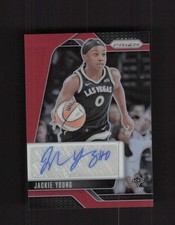 2024 Panini Prizm WNBA #SG-JY Jackie Young Signatures AUTO Red #/99