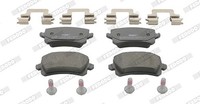Ferodo Bremsbelagsatz, Scheibenbremse Hinterachse U.A. FüR Dodge, Fiat, Lancia