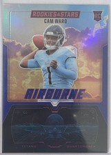 Panini 2025 Rookies & Stars Cam Ward Airborne Blue #29 /50 Titans NFL Football