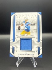 2023 Panini National Treasures Century Materials Justin Herbert /99 Chargers NFL